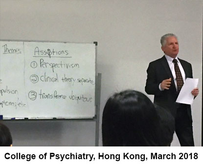 College of Psychiatry, Hong Kong, March 2018